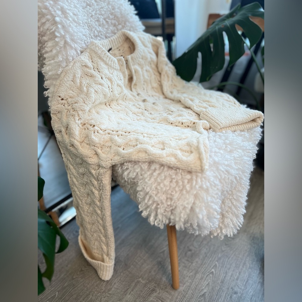 🐈⛅️Authentic Free People Polly Cable-Knit Sweater🧸 - Picture 10 of 17